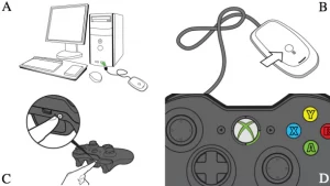 Xbox 360 controller to your PC without a receiver