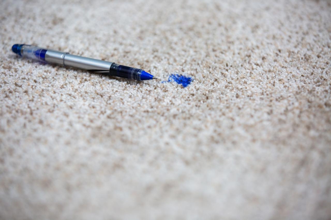 How to Remove Ink Stains from Your Carpets